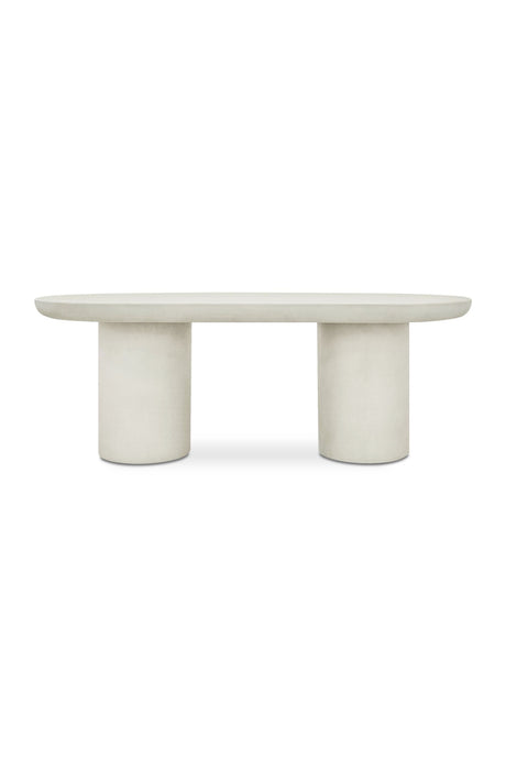   Modern European furniture - Cream Concrete Dining Table - www.oroa.com | Oroa.com