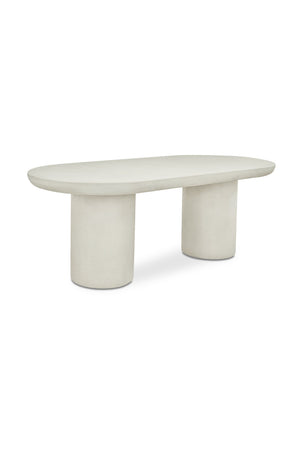   Modern European furniture - Cream Concrete Dining Table - www.oroa.com | Oroa.com