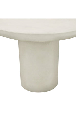   Modern European furniture - Cream Concrete Dining Table - www.oroa.com | Oroa.com