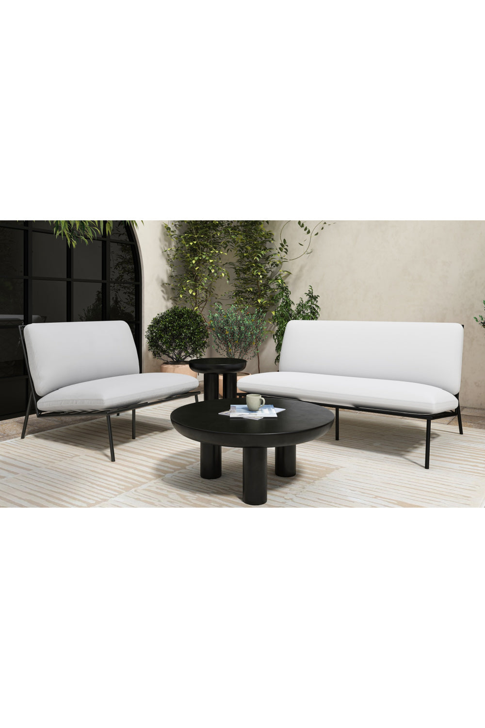   Modern European furniture - Indoor/Outdoor Concrete Coffee Table - www.oroa.com | Oroa.com
