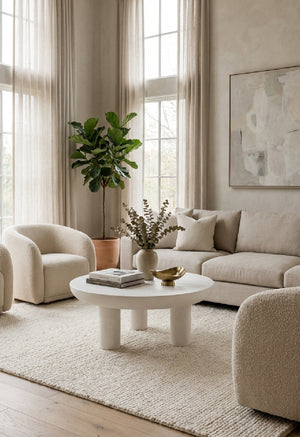   Modern European furniture - Indoor/Outdoor Concrete Coffee Table - www.oroa.com | Oroa.com