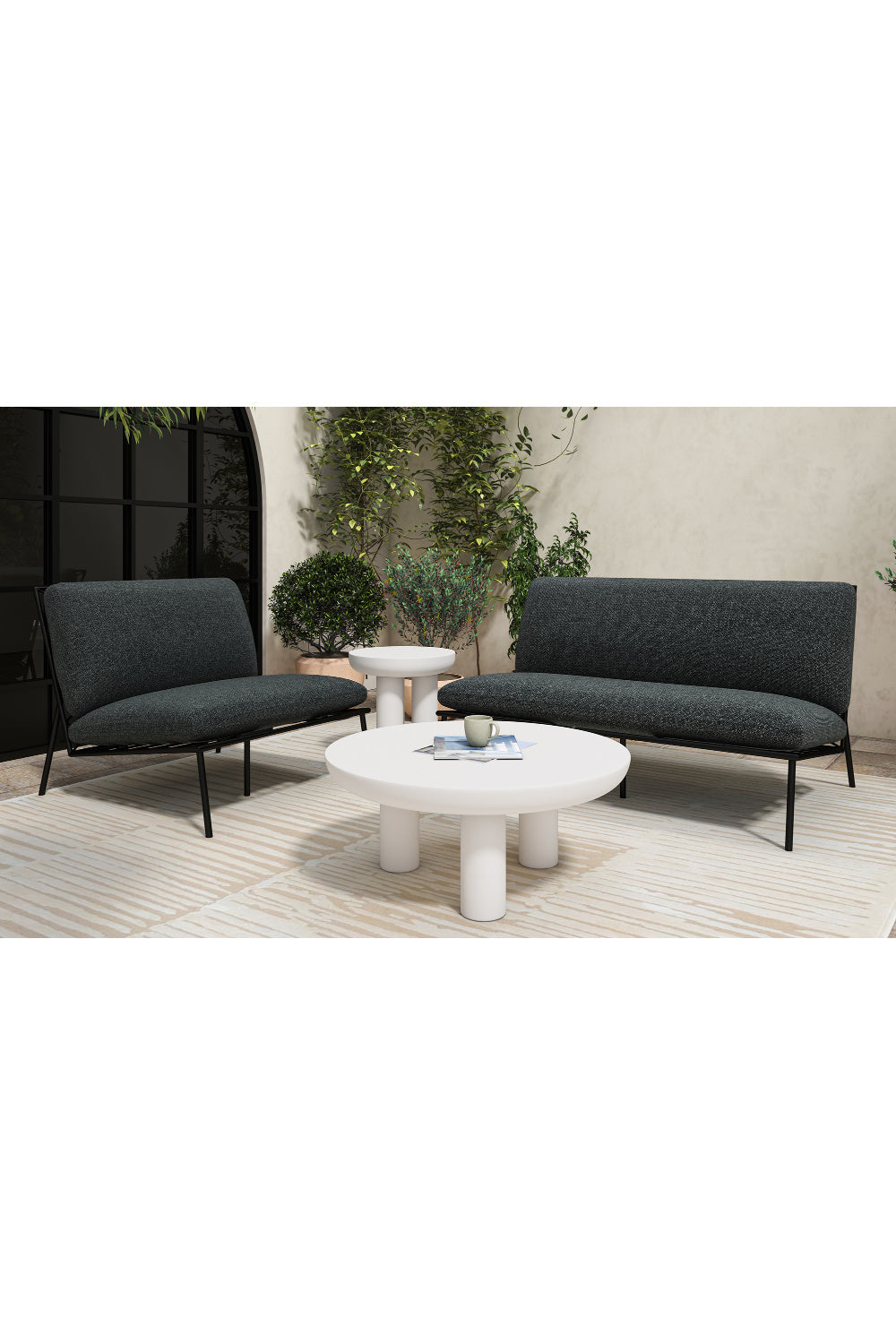   Modern European furniture - Indoor/Outdoor Concrete Coffee Table - www.oroa.com | Oroa.com