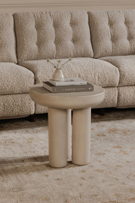   Modern European furniture - Indoor/Outdoor Concrete Side Table - www.oroa.com | Oroa.com