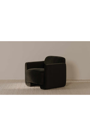   Gray Upholstered Accent Chair | Oroa.com