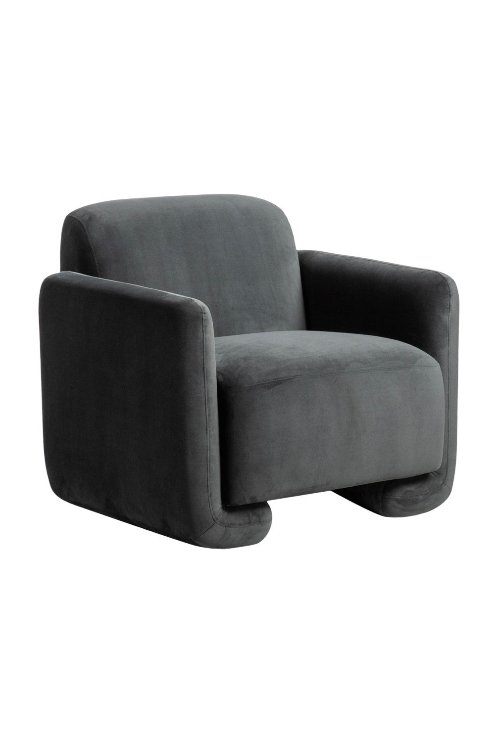   Gray Upholstered Accent Chair | Oroa.com