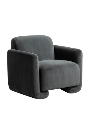  Gray Upholstered Accent Chair | Oroa.com