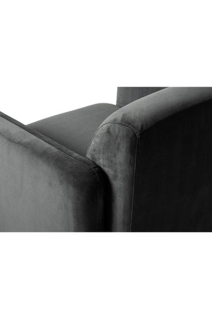   Gray Upholstered Accent Chair | Oroa.com