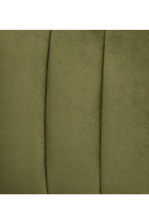   Green Curved Accent Chair | Oroa.com