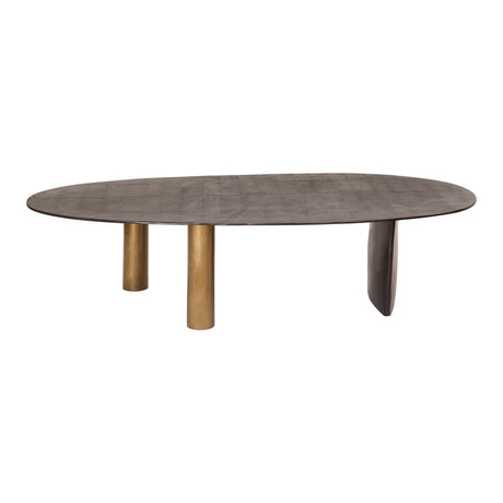   Modern European furniture - Oval Aluminum Coffee Table - www.oroa.com | Oroa.com