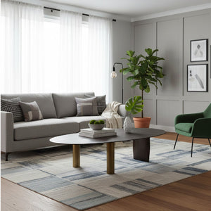   Modern European furniture - Oval Aluminum Coffee Table - www.oroa.com | Oroa.com