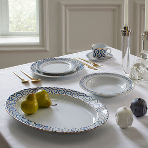   Hexagon Pattern Porcelain Serving Platter | Oroa.com