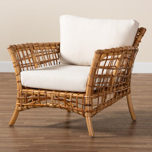   Modern European furniture - Rattan Flared Arm Lounge Chair - www.oroa.com | Oroa.com
