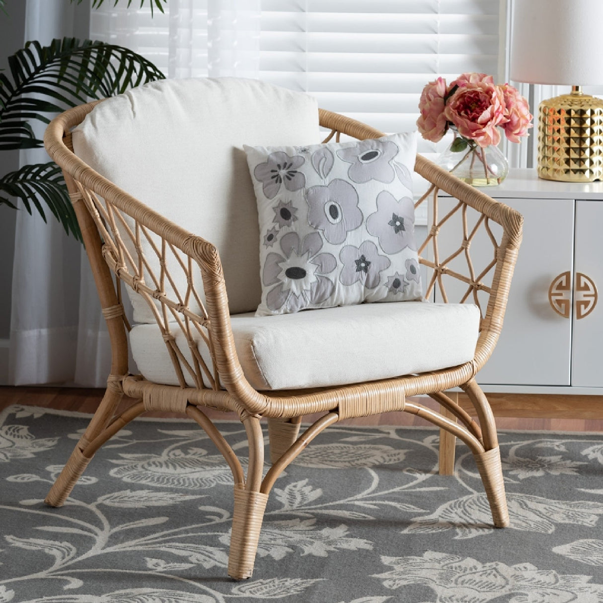   Modern European furniture - Openwork Rattan Accent Chair - www.oroa.com | Oroa.com