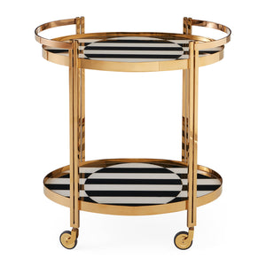   Painted Glass Bar Cart | Oroa.com