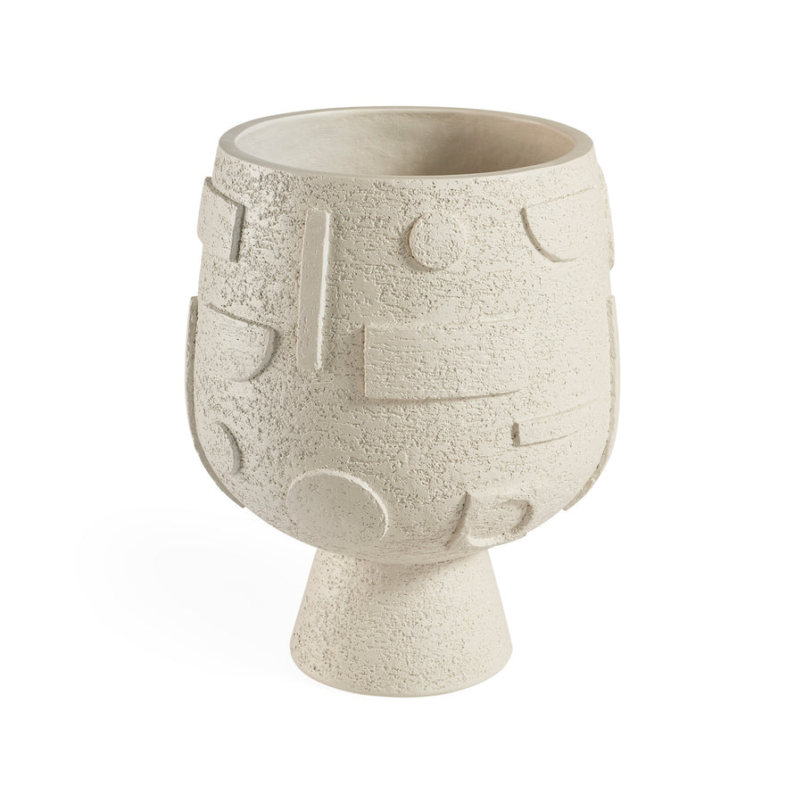   Concrete Pedestal Planter | Oroa.com