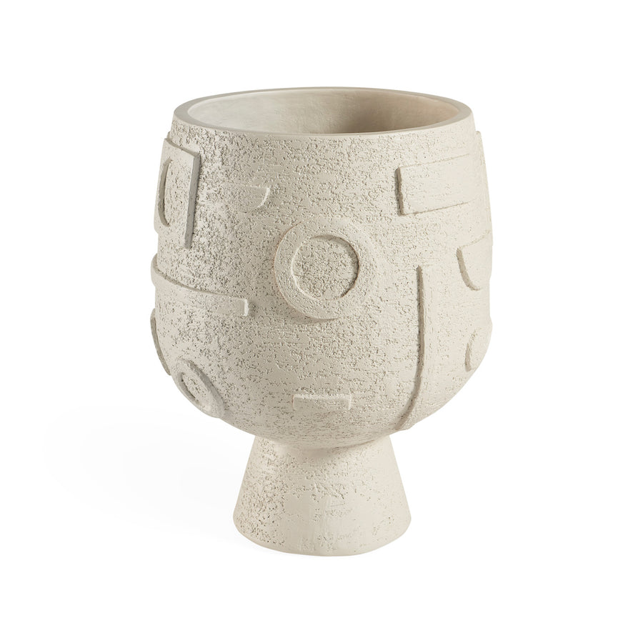   Concrete Pedestal Planter | Oroa.com