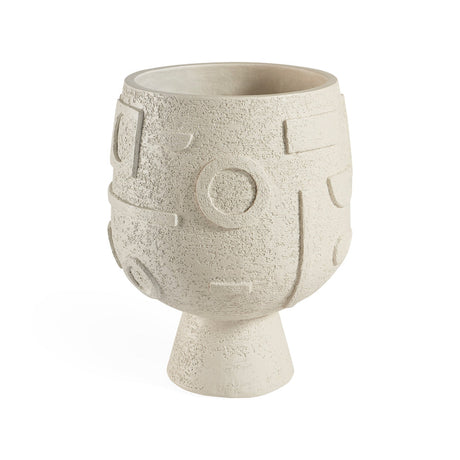   Concrete Pedestal Planter | Oroa.com