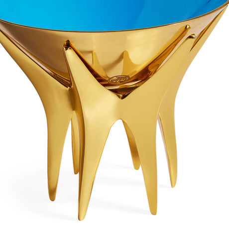   Blue Interior Brass Bowl L | Oroa.com