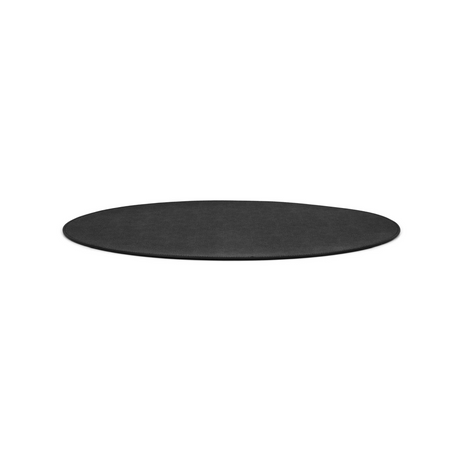   Grained Leather Oval Placemat | Oroa.com
