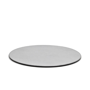   Grained Leather Round Placemat | Oroa.com
