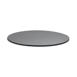  Grained Leather Round Placemat | Oroa.com
