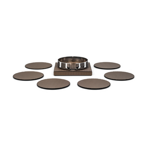   Leather Coaster Holder | Oroa.com