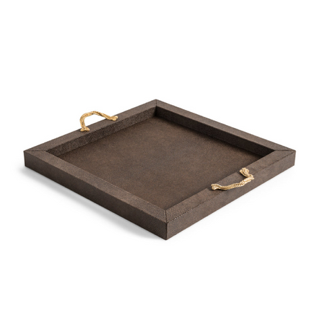   Leather Embossed Tray | Oroa.com