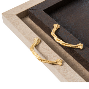   Leather Embossed Tray | Oroa.com