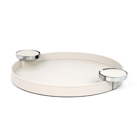   Round Tray with Coaster Holders | Oroa.com