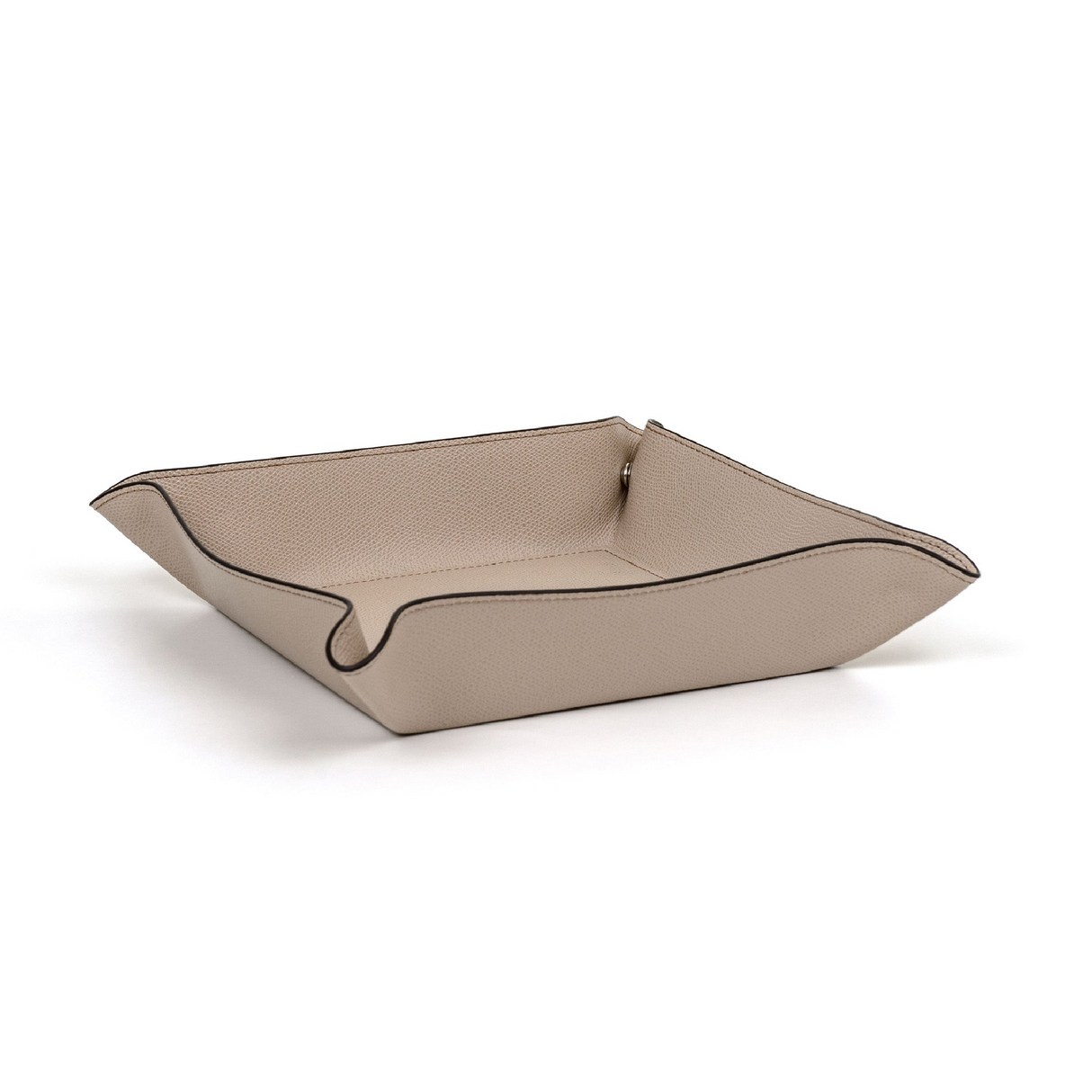  Square Leather Trinket Tray | Oroa.com