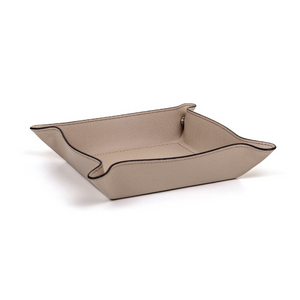   Square Leather Trinket Tray | Oroa.com