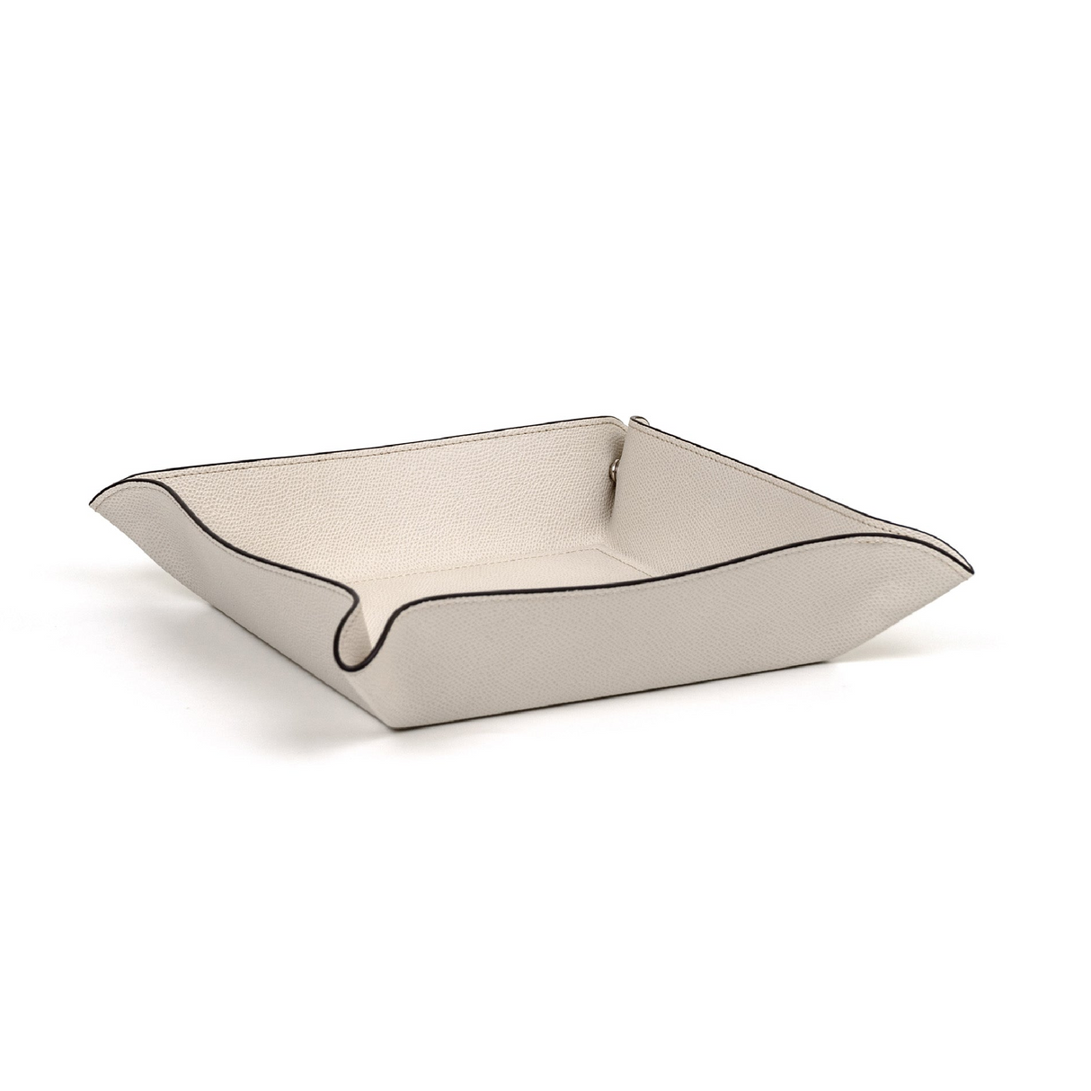   Square Leather Trinket Tray | Oroa.com