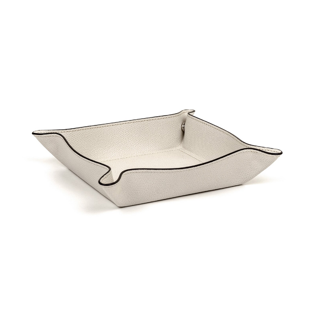   Square Leather Trinket Tray | Oroa.com