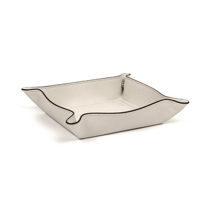   Square Leather Trinket Tray | Oroa.com