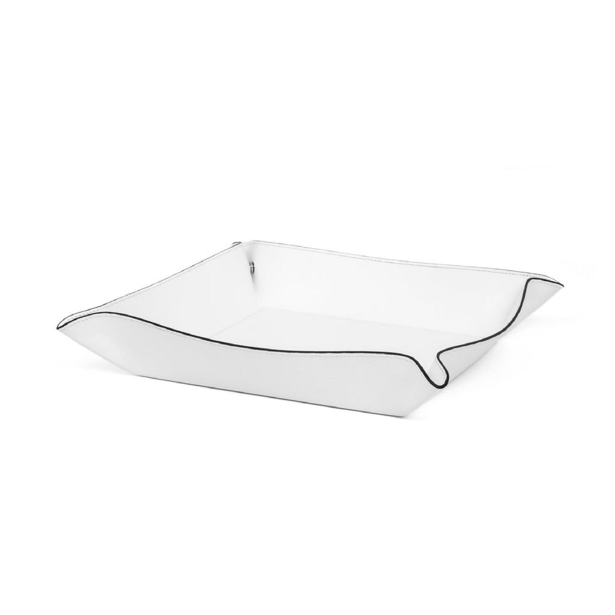   Square Leather Trinket Tray | Oroa.com