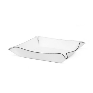   Square Leather Trinket Tray | Oroa.com