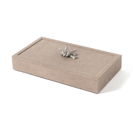   Metal Knot Leather Box | Oroa.com