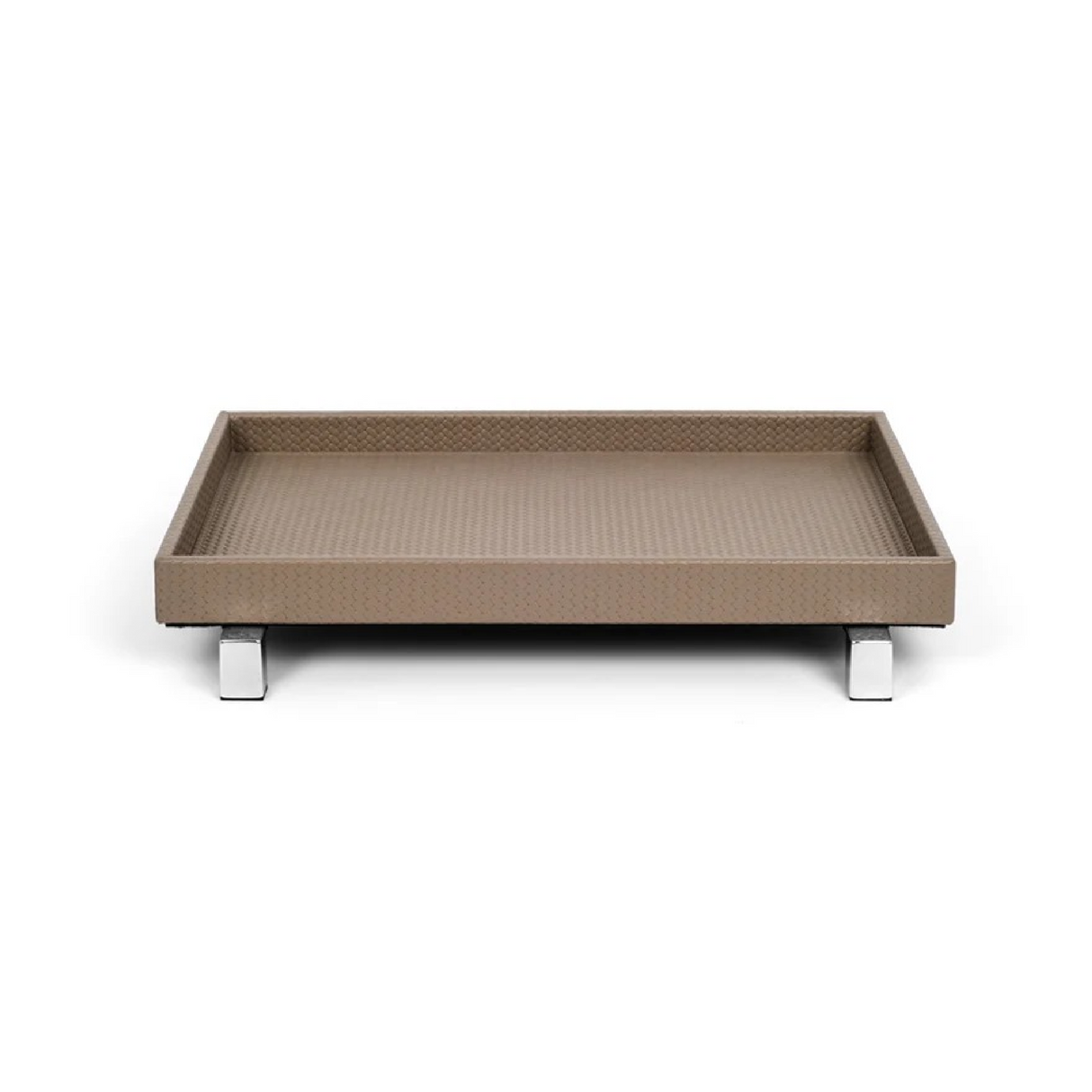   Metal Feet Leather Tray | Oroa.com
