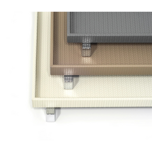   Metal Feet Leather Tray | Oroa.com