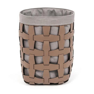   Woven Leather Outdoor Basket | Oroa.com