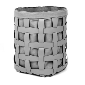   Woven Leather Outdoor Basket | Oroa.com