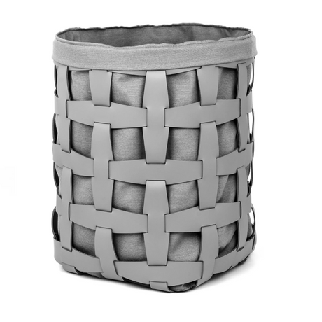   Woven Leather Outdoor Basket | Oroa.com
