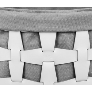   Handwoven Leather Basket L | Oroa.com