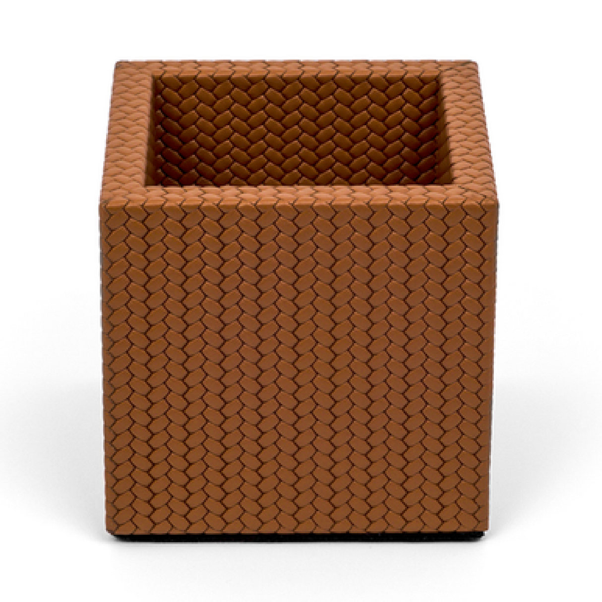   Leather Square Pencil Cup | Oroa.com