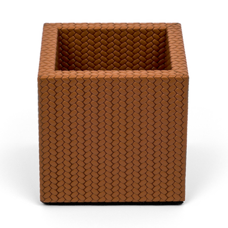   Leather Square Pencil Cup | Oroa.com