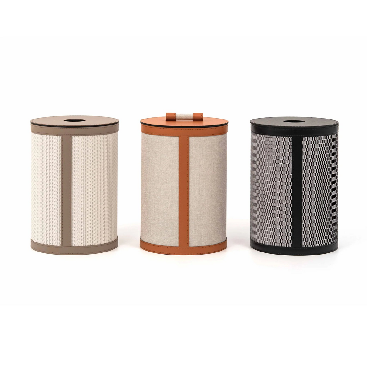   Leather Upholstered Paper Bin | Oroa.com