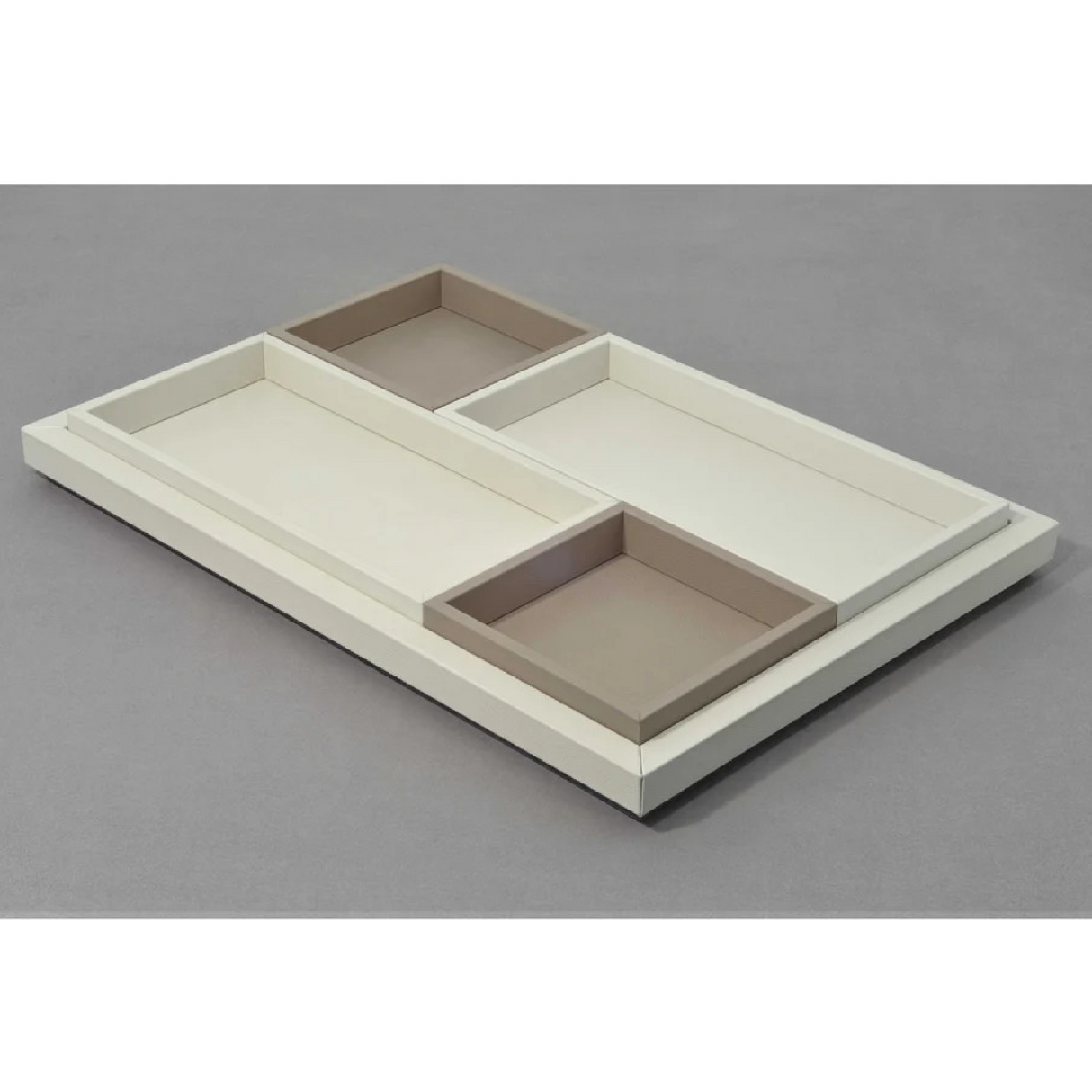   Leather Covered Serving Tray | Oroa.com