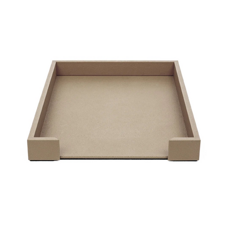   Open-Ended Leather Letter Tray | Oroa.com