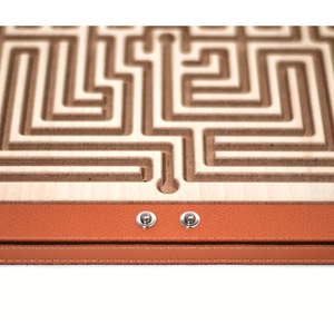   Leather Finished Square Labyrinth | Oroa.com