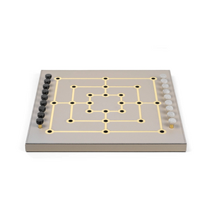   Gold Embellished Leather Game Set | Oroa.com